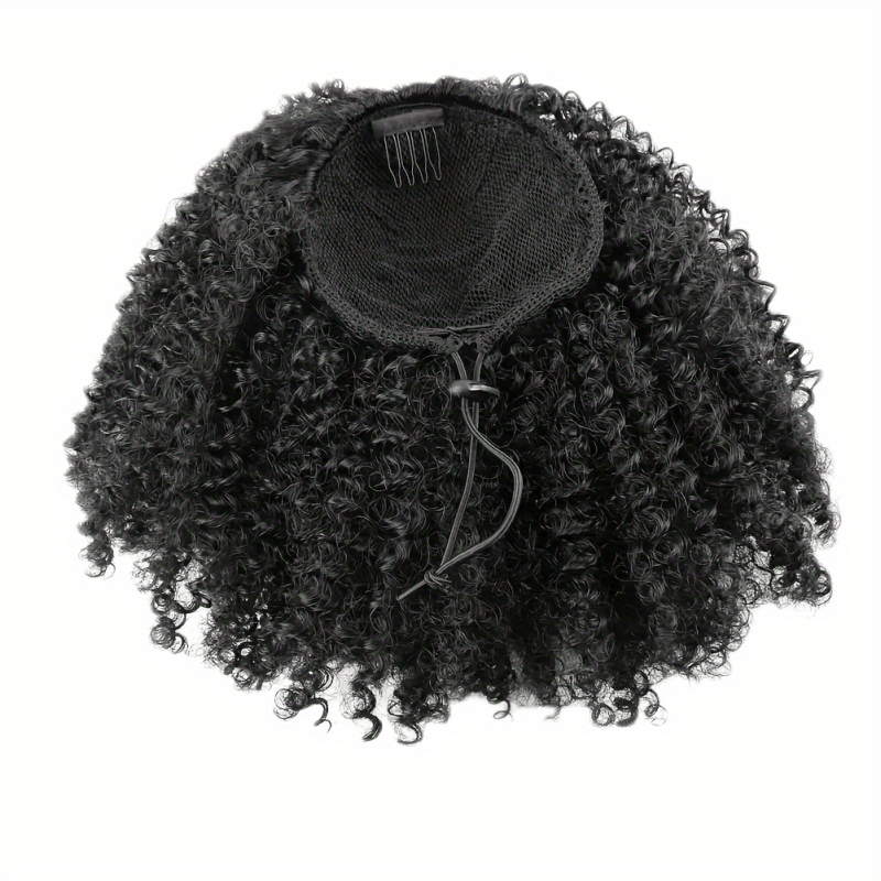 Curly Clip In Hair Extensions Natural African Curly Synthetic Hair