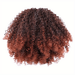 Curly Clip In Hair Extensions Natural African Curly Synthetic Hair