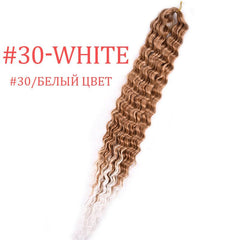 Pink Deep Wave Crochet Hair Extensions Lightweight and Long Lasting