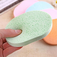 3pcs Facial Cleansing Sponges Easy To Dry Makeup Puffs Clean Face Cotton PVA