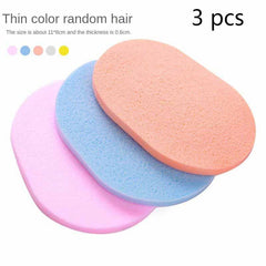 3pcs Facial Cleansing Sponges Easy To Dry Makeup Puffs Clean Face Cotton PVA