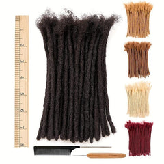 18in Thick Dreadlock Extensions 100% Human Hair for Men & Women
