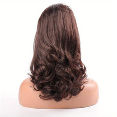 Natural Looking Drawstring Ponytail Curly End for Daily Use