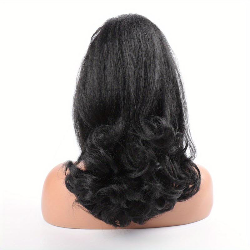 Natural Looking Drawstring Ponytail Curly End for Daily Use