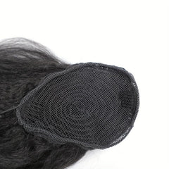Natural Looking Drawstring Ponytail Curly End for Daily Use