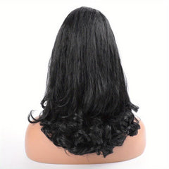 Natural Looking Drawstring Ponytail Curly End for Daily Use