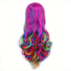 Curly Synthetic Wig With Bangs for Halloween Cosplay Party