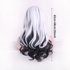 Curly Synthetic Wig With Bangs for Halloween Cosplay Party