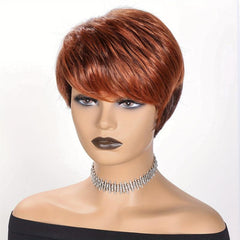 Pixie Cut Wigs Short Straight Layered Hair Wigs for Women