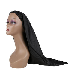 Satin Sleep Cap Wide Band Silk Hat Night Hair Cap Women Girls