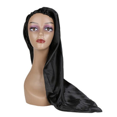 Satin Sleep Cap Wide Band Silk Hat Night Hair Cap Women Girls