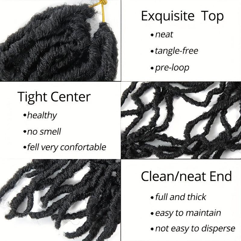 Soft Faux Locs Crochet Braids Hair Extension For Women