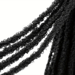Butterfly Locs Crochet Hair Distressed Faux Locs 12 Strands Pack