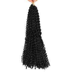 6pack 45 Passion Twist Hair Extensions Crochet Curly Locs Braids for Women