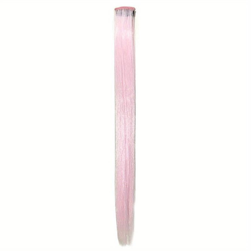 Colorful Synthetic Clip In Hair Extensions for Daily Use