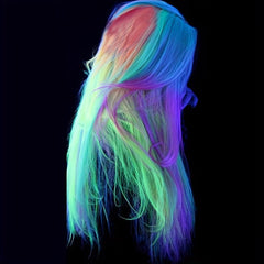 Colorful Synthetic Clip In Hair Extensions for Daily Use