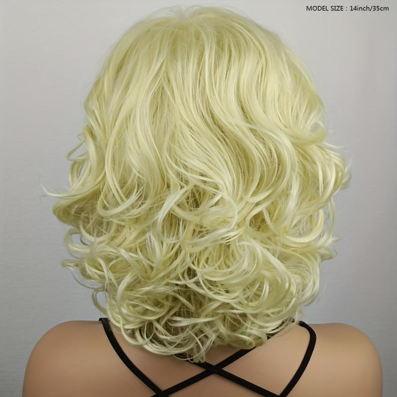 Short Curly Wig Synthetic Wig Cosplay Wig For Halloween Cosplay Party