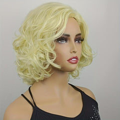 Short Curly Wig Synthetic Wig Cosplay Wig For Halloween Cosplay Party