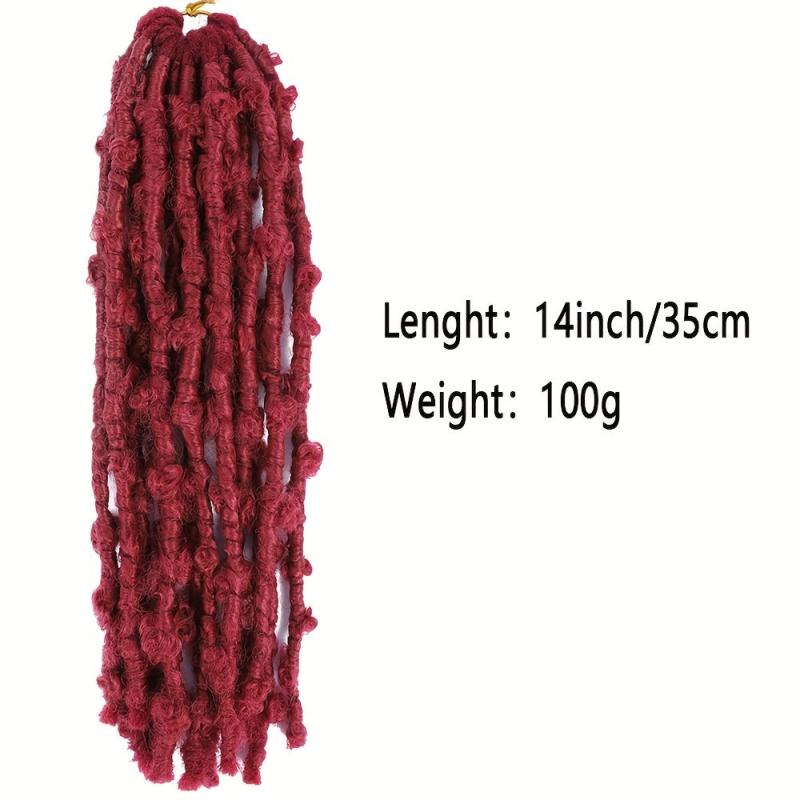 Butterfly Crochet Braids Synthetic Fiber Hair 35 12 Pack