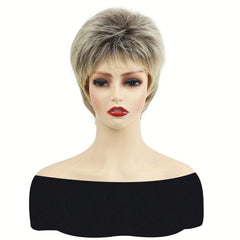 Short Red Wigs For Women Layered Heat Resistant Cosplay Wig