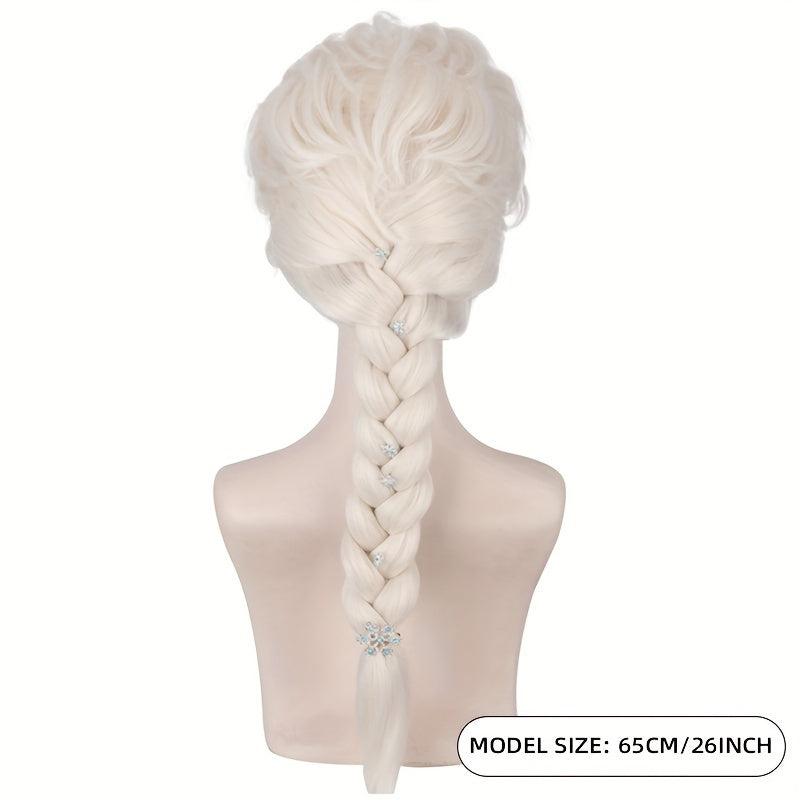 Princess Wig Long Straight Wig Ponytail Wig Synthetic Anime Cosplay