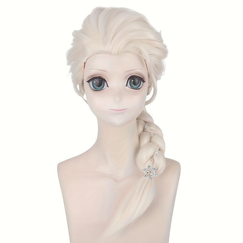 Princess Wig Long Straight Wig Ponytail Wig Synthetic Anime Cosplay