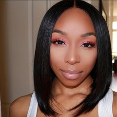Short Straight Bob Cut Wig Synthetic Wig Heat Resistant