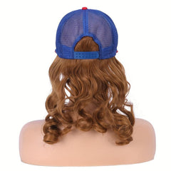 Unisex Loose Curly Hair Hat Adjustable Baseball Hairstyle Wig