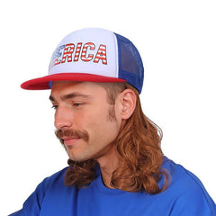 Unisex Loose Curly Hair Hat Adjustable Baseball Hairstyle Wig