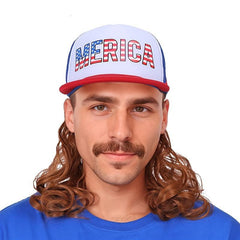 Unisex Loose Curly Hair Hat Adjustable Baseball Hairstyle Wig