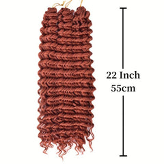 Deep Curly Crochet Hair 3 Packs 270g Synthetic Braiding Extensions