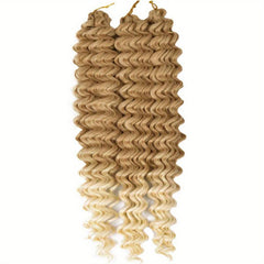 Deep Curly Crochet Hair 3 Packs 270g Synthetic Braiding Extensions