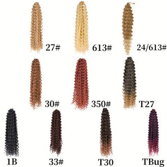 Deep Curly Crochet Hair 3 Packs 270g Synthetic Braiding Extensions