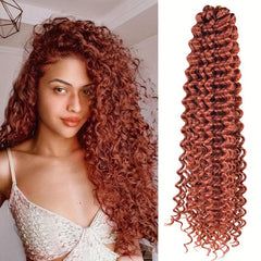 Deep Curly Crochet Hair 3 Packs 270g Synthetic Braiding Extensions