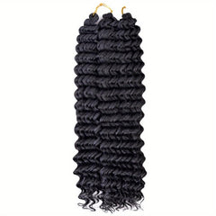 Deep Curly Crochet Hair 3 Packs 270g Synthetic Braiding Extensions