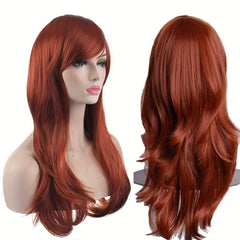 Long Curly Wig Wavy Hair Heat Resistant Wig For Halloween Cosplay Party Costume
