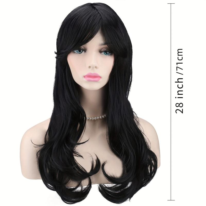 Long Curly Wig Wavy Hair Heat Resistant Wig For Halloween Cosplay Party Costume