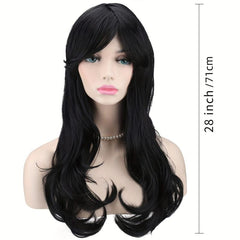 Long Curly Wig Wavy Hair Heat Resistant Wig For Halloween Cosplay Party Costume