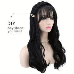 Long Curly Wig Wavy Hair Heat Resistant Wig For Halloween Cosplay Party Costume
