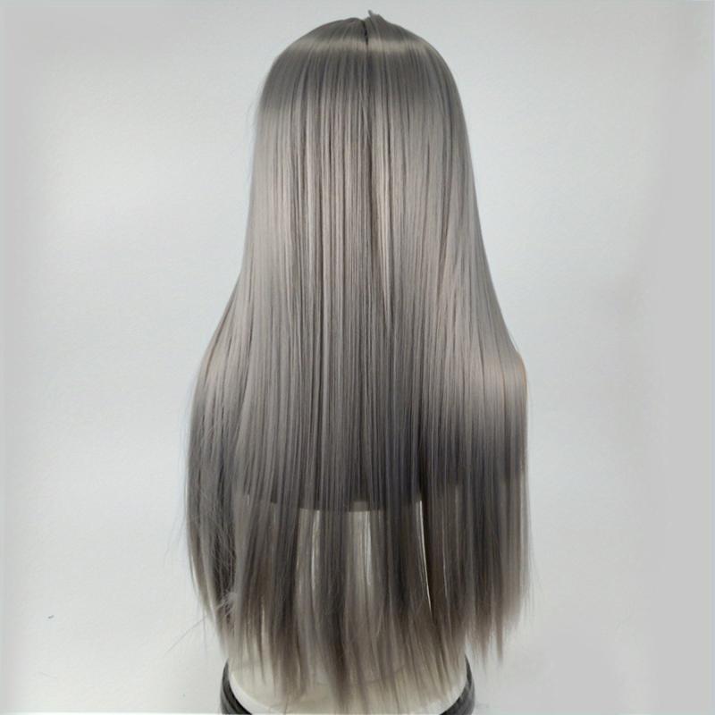 Colorful Long Straight Wig Synthetic Wig For Cosplay Party