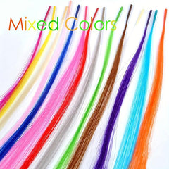 Rainbow Hair Extensions Kit 90 100 PCS I Tip Stick Hair Extensions Women