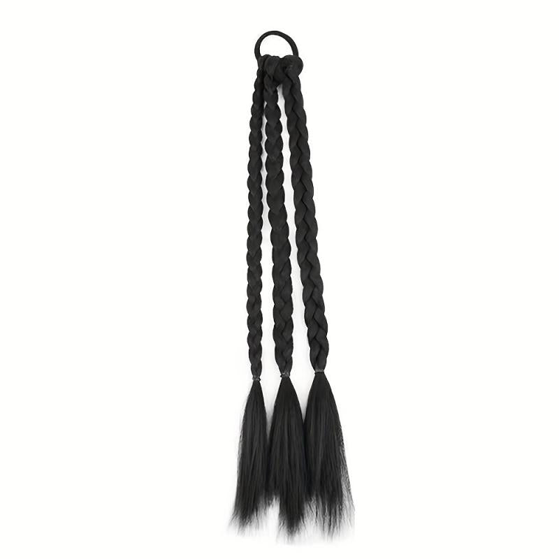 Synthetic Boxing Braids Ponytail Extensions for Women Girls