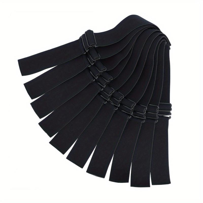 10PCS Adjustable Elastic Band For Wigs Anti-Slip Wig Straps
