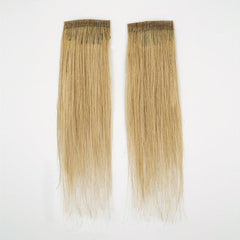 2pcs Human Hair Clip In Bangs Short Straight Neat Daily Wear Hair Extensions