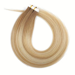 20pcs Ombre Tape In Straight Hair Extensions Human Hair Seamless Skin Weft
