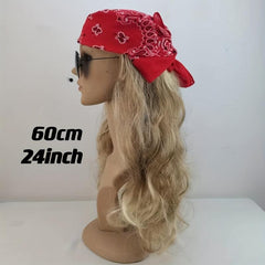 Retro Rocker Mullet Party Costume Wig Set