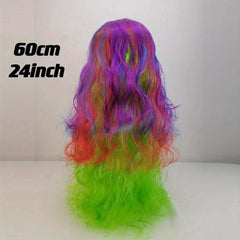 Retro Rocker Mullet Party Costume Wig Set
