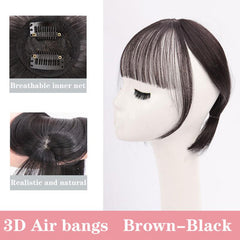 Synthetic Bangs Wig Natural Hair Accessories Hair Extension Bangs Clip
