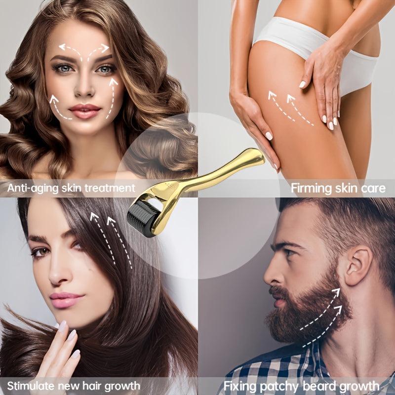 Titanium Microneedle Roller for Beard and Hair - 540 Needles