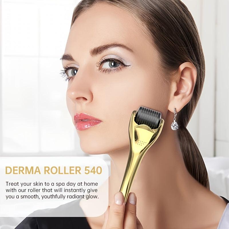 Titanium Microneedle Roller for Beard and Hair - 540 Needles